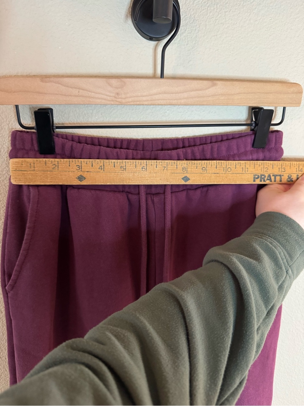 American Tall Plum Purple Joggers Small Tall 31” Inseam - Picture 5 of 6